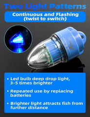 BLUEWING V2 Bell Deep Drop Light waterproof seal ensures reliable underwater performance.