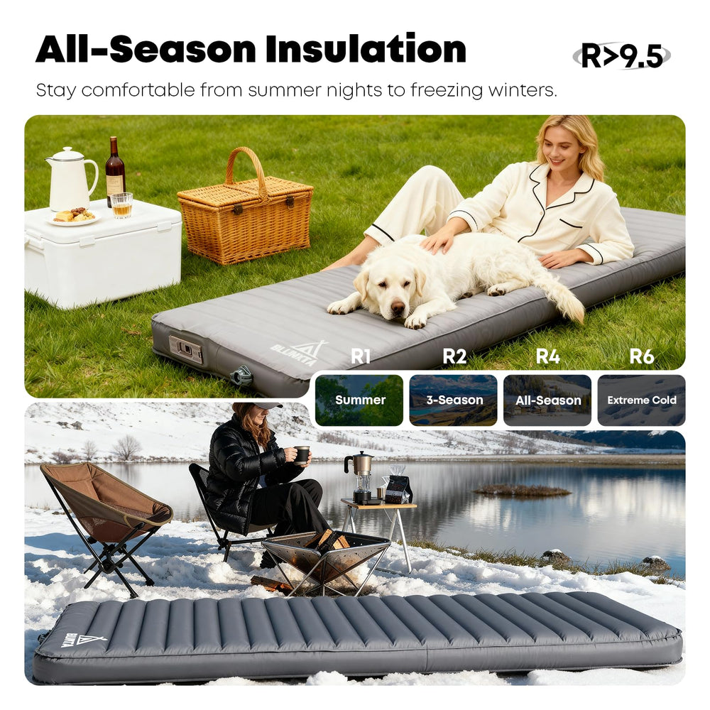 blunxta car-travel-ready sleeping pad fits in vehicles for road trips
