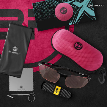 BLUPOND pink-accessory-set keeps glasses safe and organized on the go
