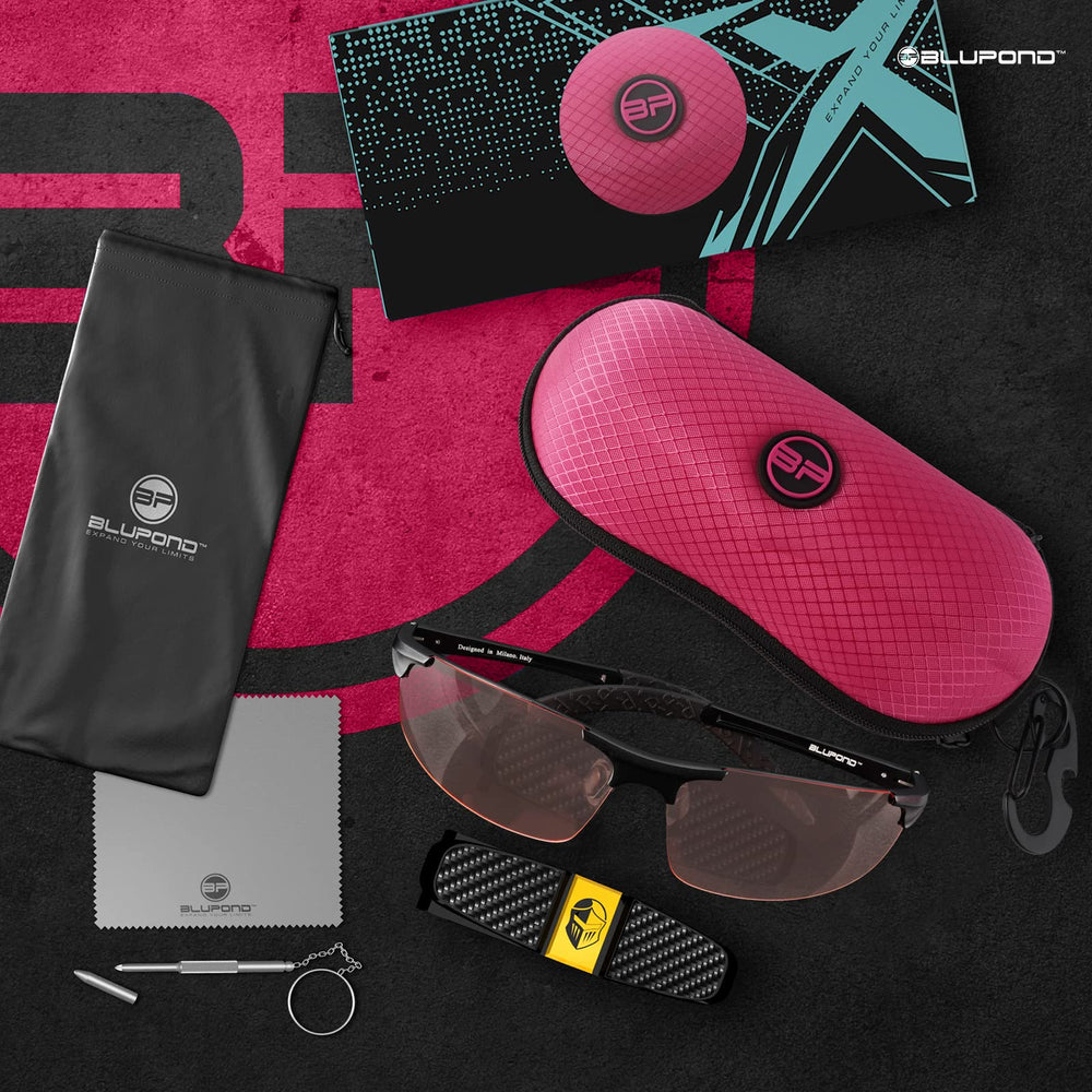 BLUPOND pink-accessory-set keeps glasses safe and organized on the go