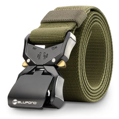 BLUPOND tactical belt with quick-release buckle for fast access in duty and outdoor tasks.