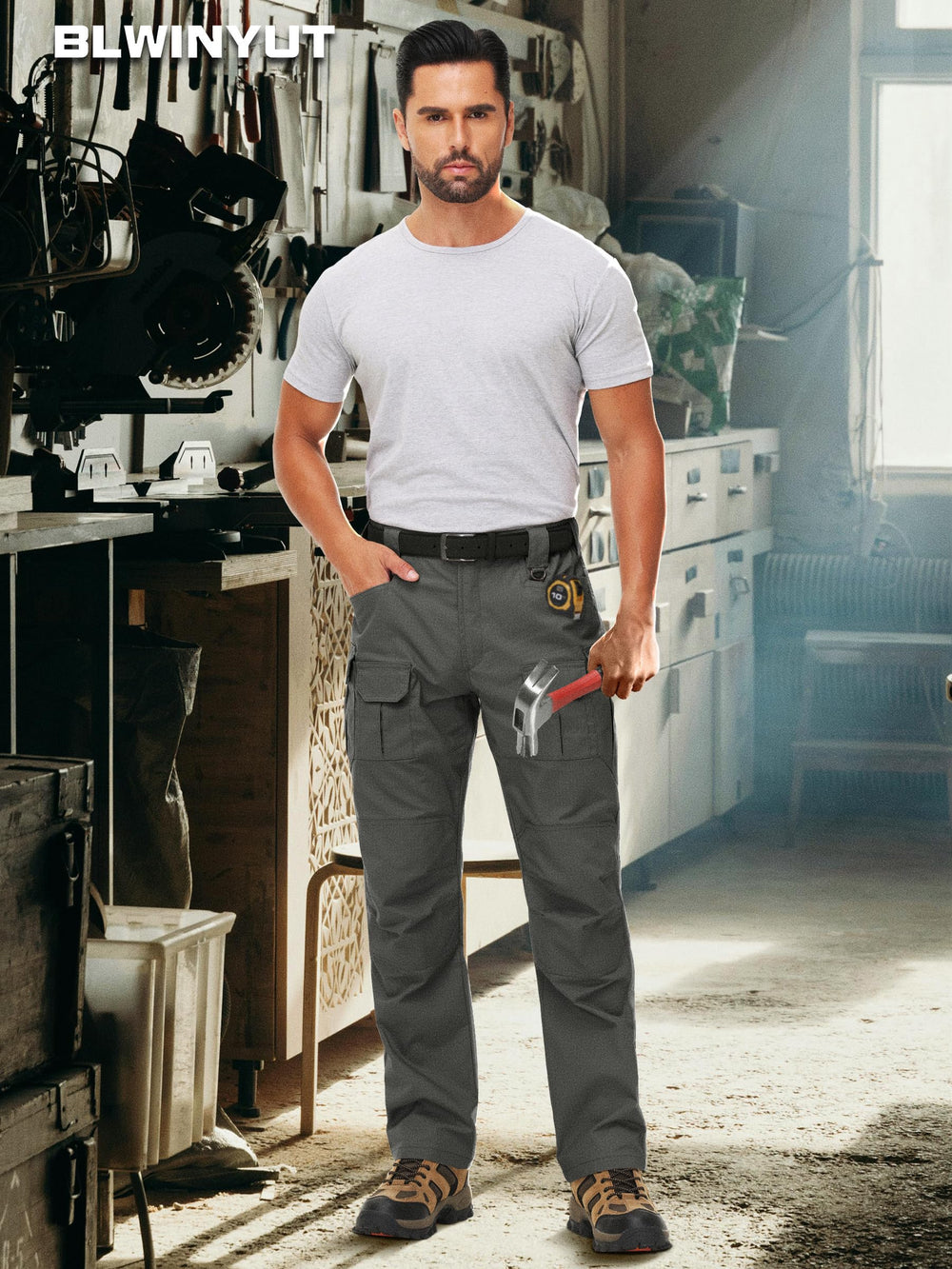 BLWINYUT cargo-pocket layout front and back for tools and essentials