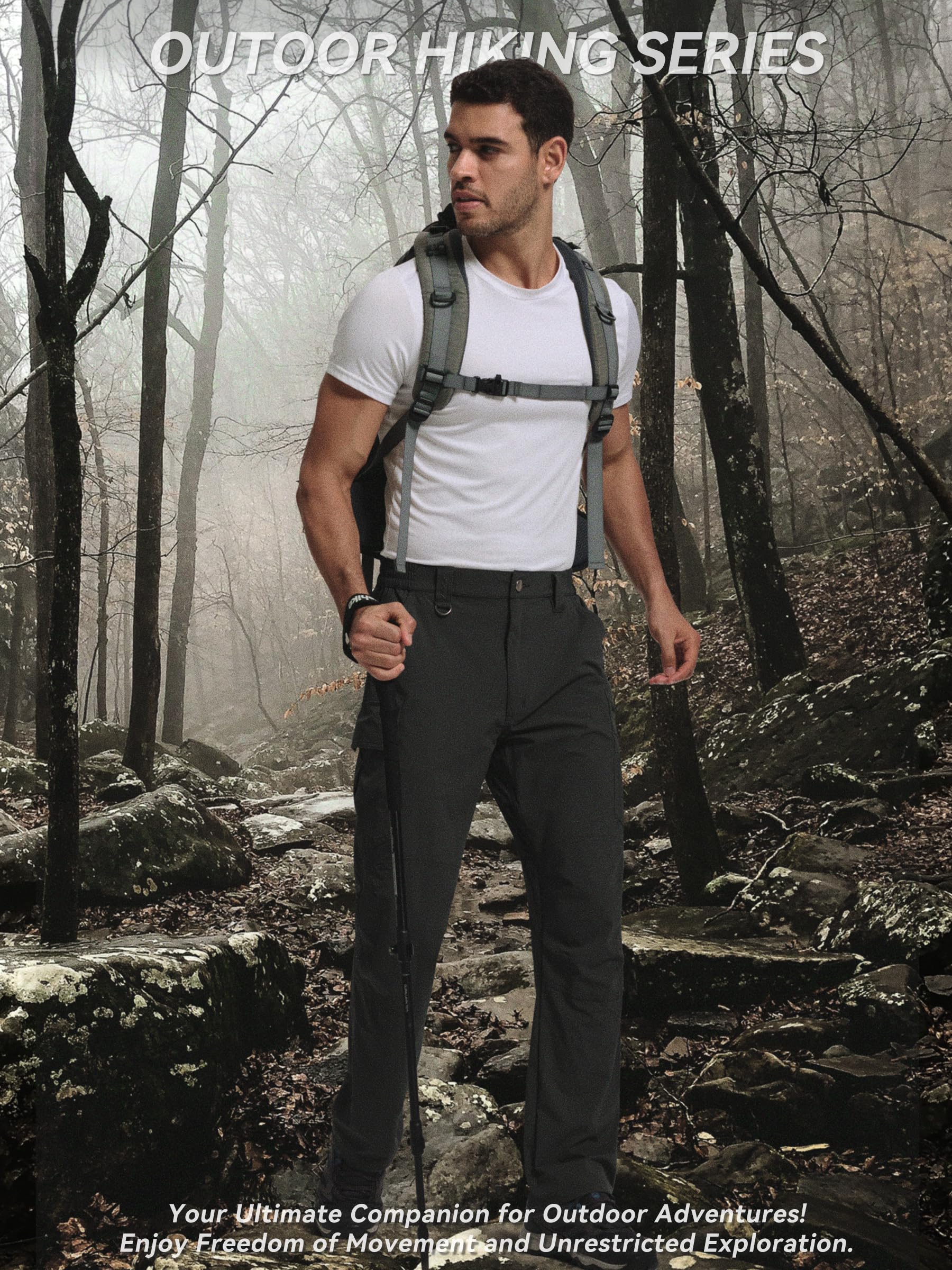 BLWINYUT back zip pockets keep essentials secure.