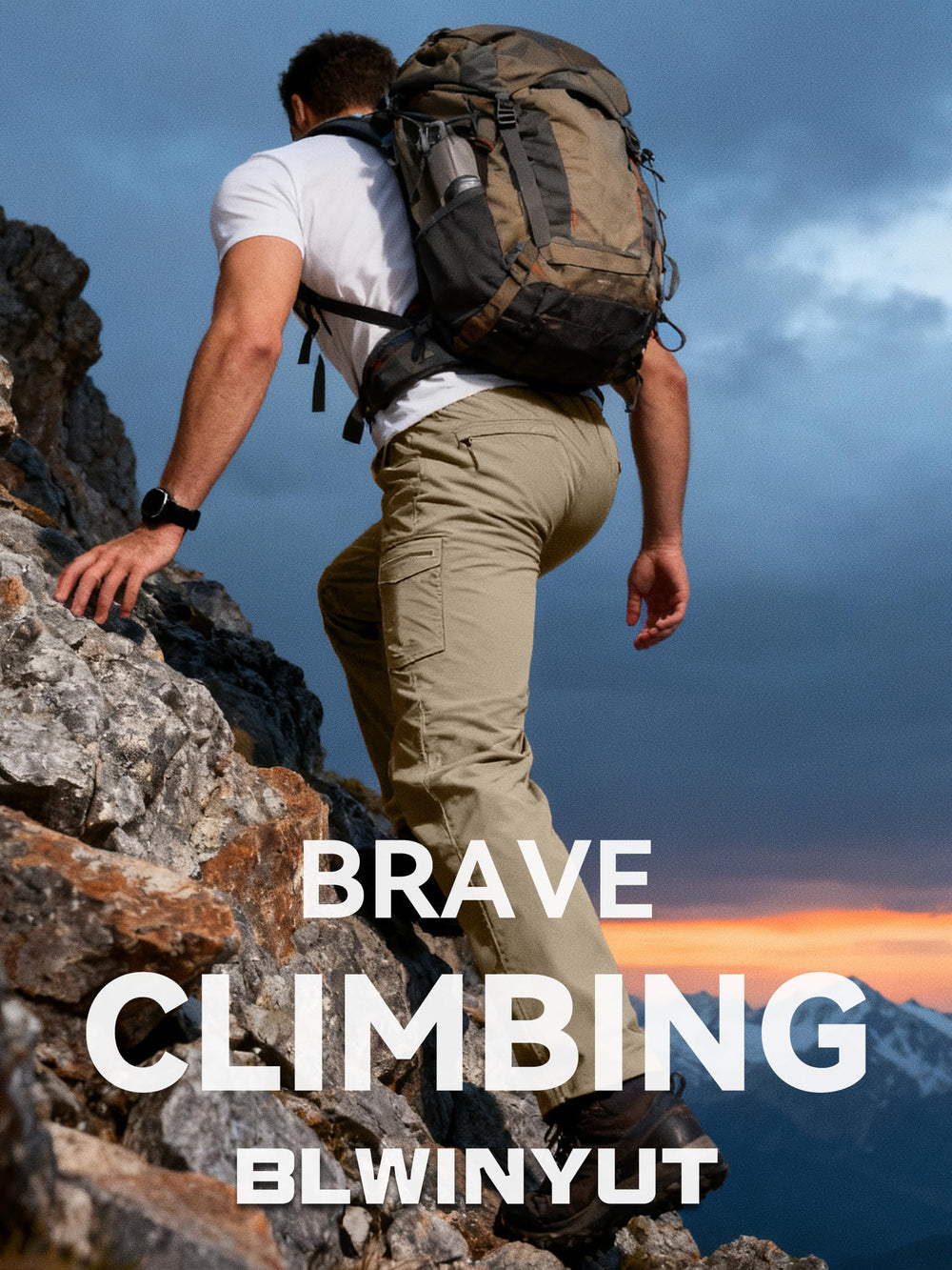 BLWINYUT breathable fabric improves airflow during hot climbs.