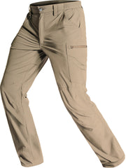 BLWINYUT men's hiking pants fabric close-up shows breathable nylon-spandex for comfort