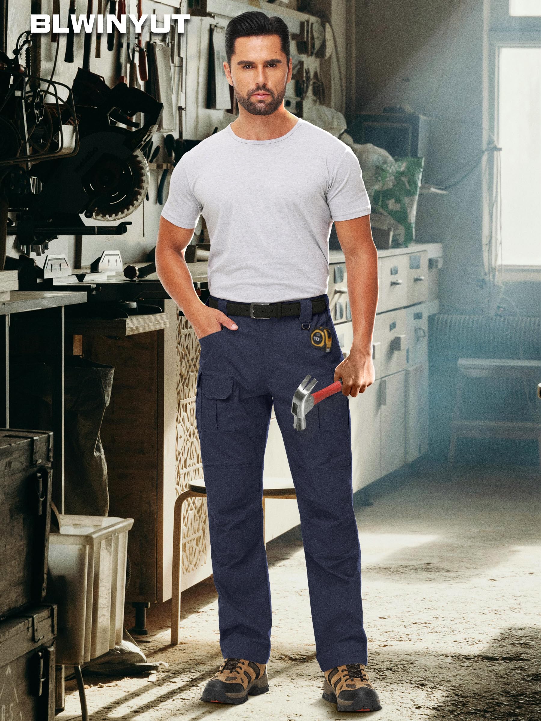 BLWINYUT tactical pants front pocket layout for tool organization