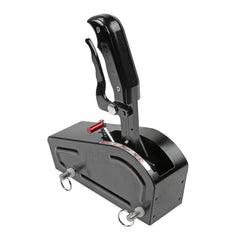 B M 81052 Pro Stick Black shifter angle highlights precise gate action for smooth shifts