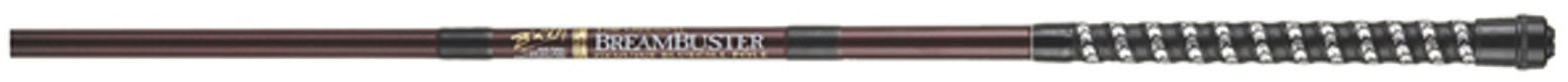 B&M BB12 handle close-up highlights leatherette grip for comfortable fishing.