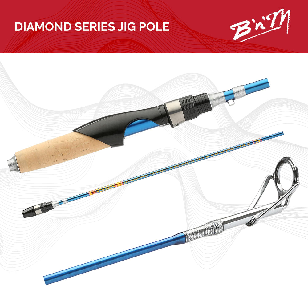 2-piece connection of the Diamond Series Jig Pole
