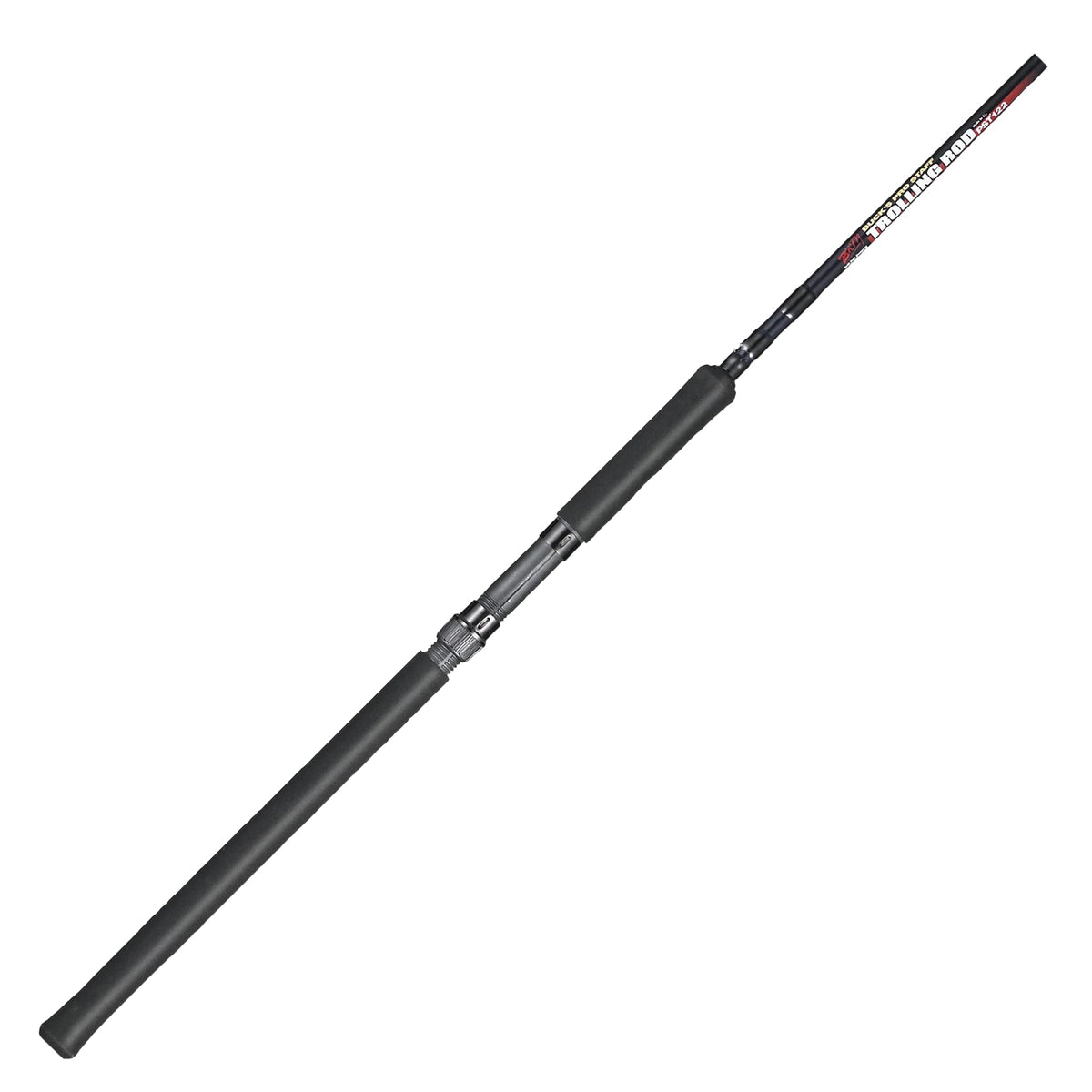 B&M PST122 Pro Staff 12ft trolling rod assembled for versatile fishing setups