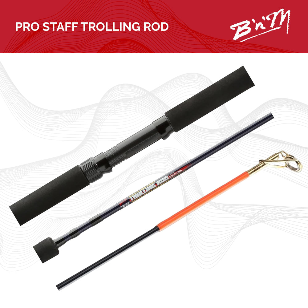 B&M PST122 12ft trolling rod built to endure outdoor fishing conditions