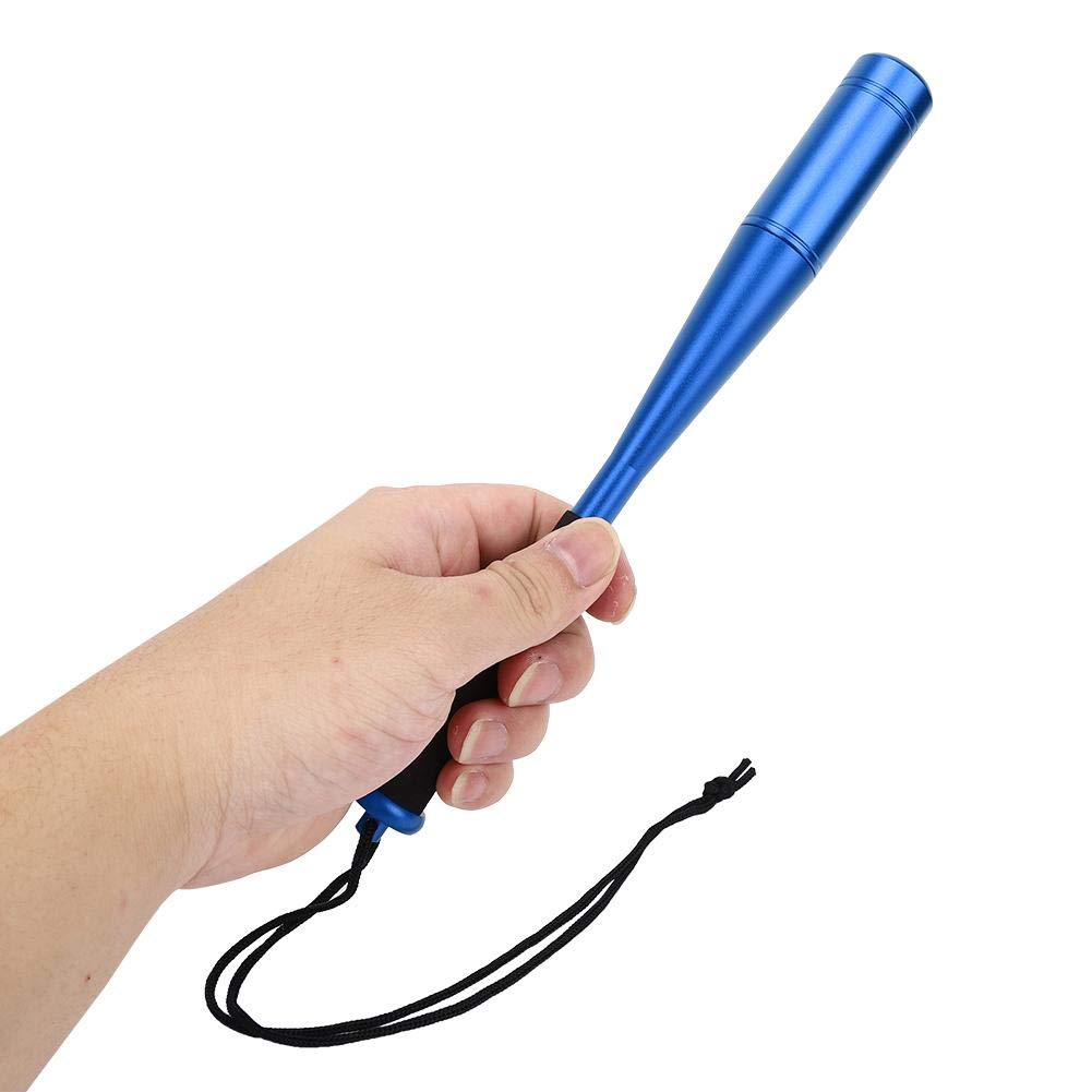 Bnineteenteam fishing bat blue aluminum with anti-skid handle for secure grip.