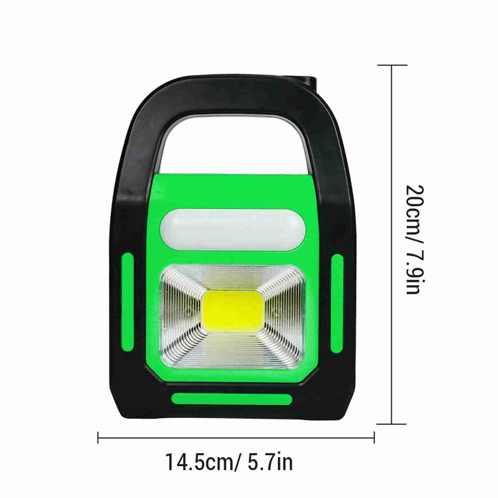 Bnineteenteam solar camping lantern packaging includes USB cable for setup.