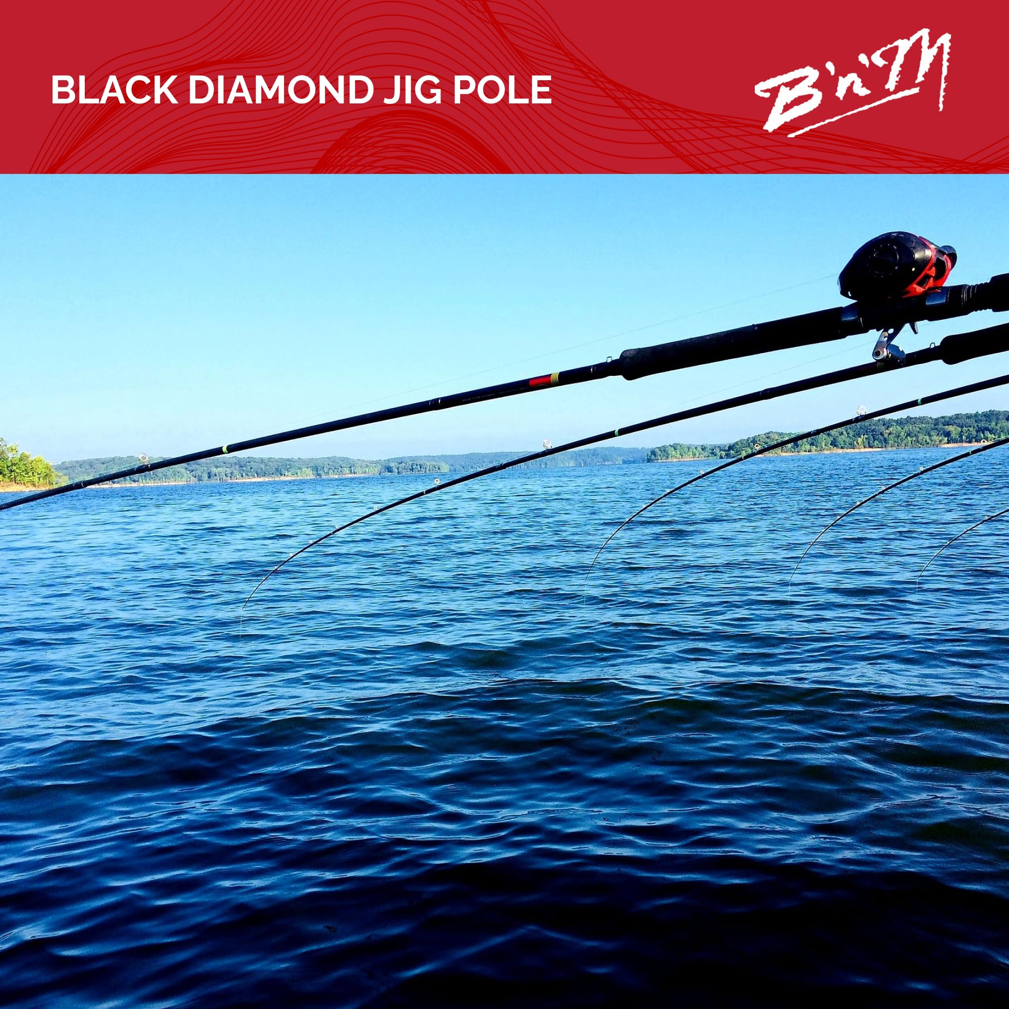 Black Diamond Jig Pole 3-piece design enables versatile travel.