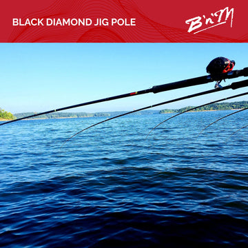 Black Diamond Jig Pole 3-piece design enables versatile travel.