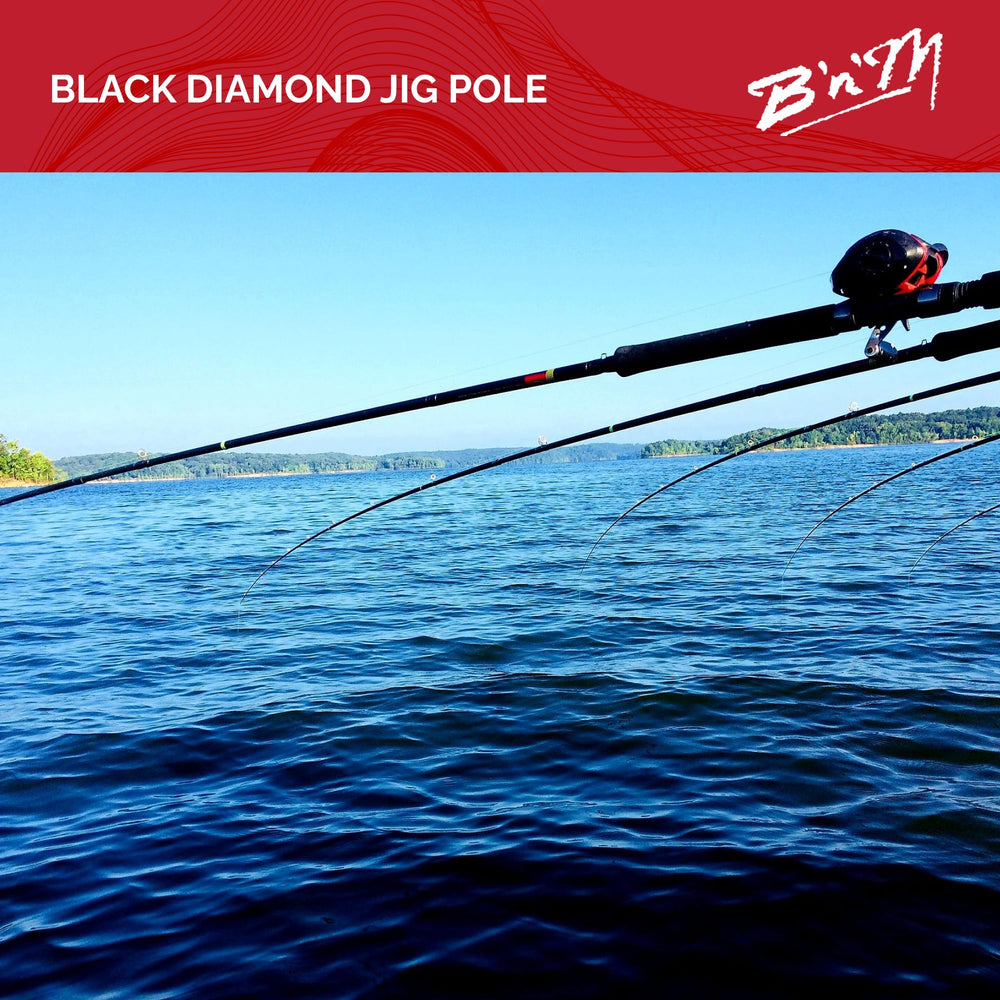Black Diamond Jig Pole 3-piece design enables versatile travel.