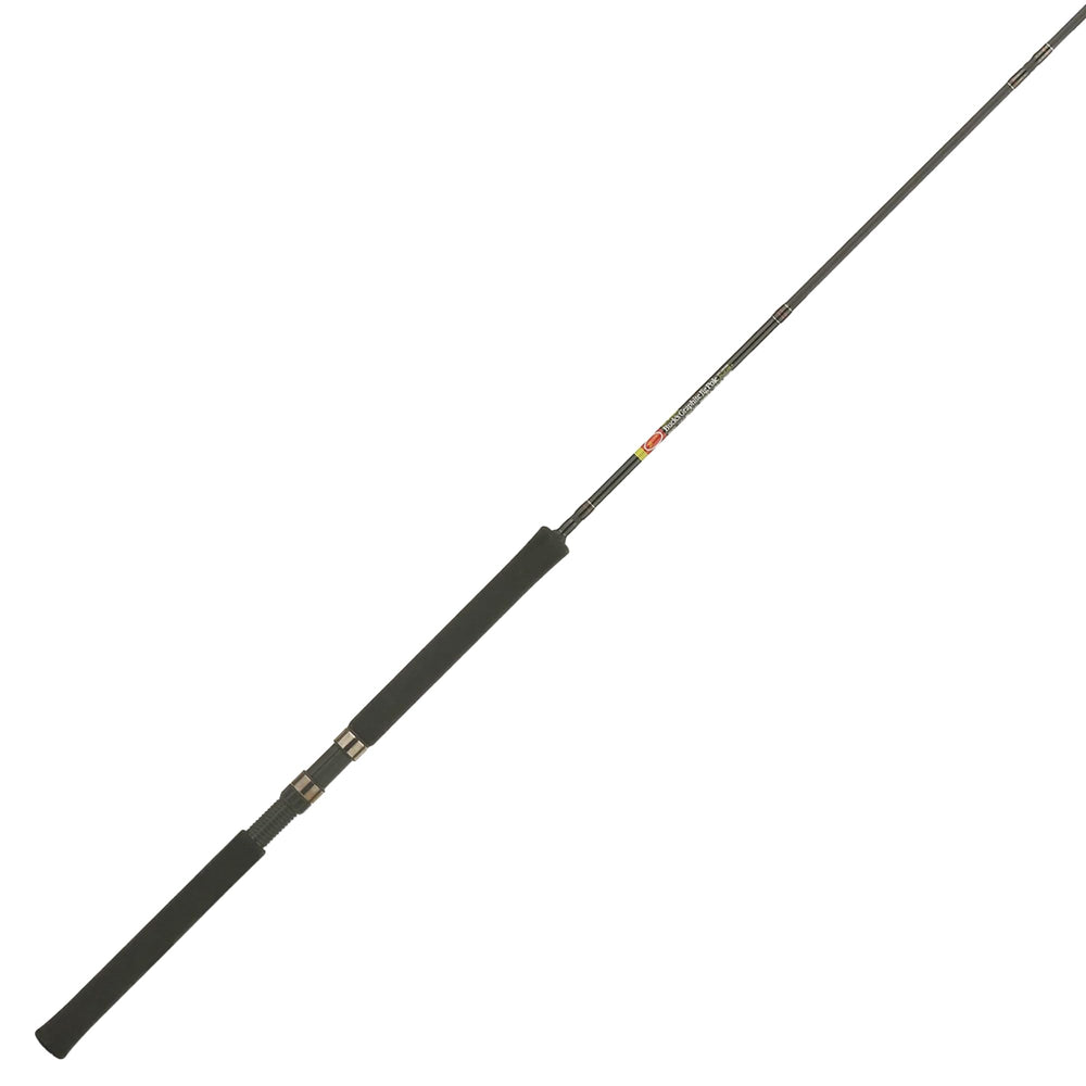 B'n'M Buck's Graphite Jig Pole 11ft, assembled, high sensitivity for precise jigging.