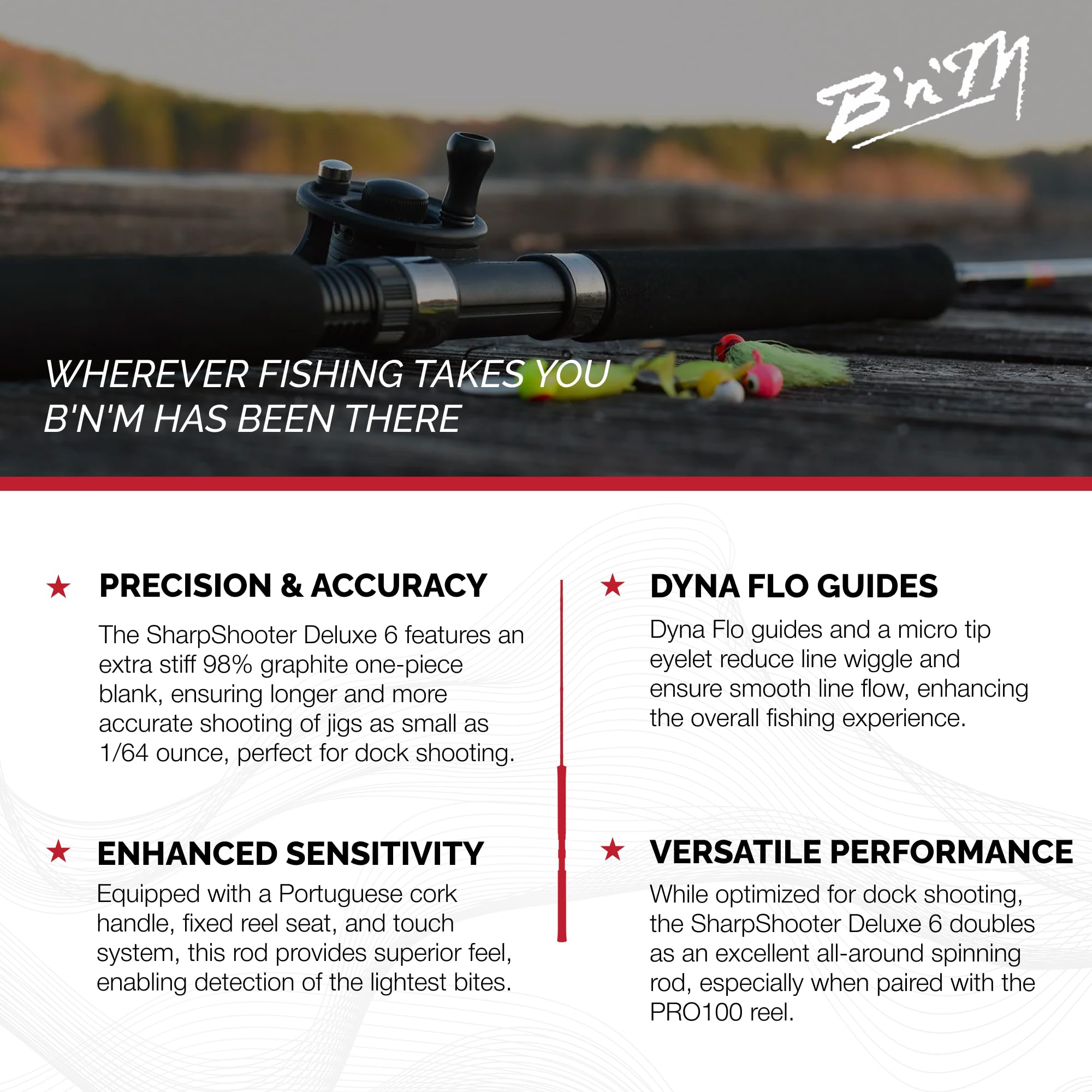 Micro Tip Eyelet close-up on BnM Sharpshooter SIX rod