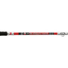B'n'M Silver Cat Elite rod action close-up highlights fast tip for clear bite signals.
