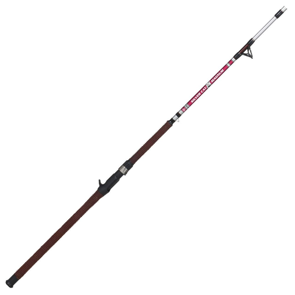 BNM Silver Cat Magnum casting rod, 8ft 2-piece, ideal for powerful catfish casting.