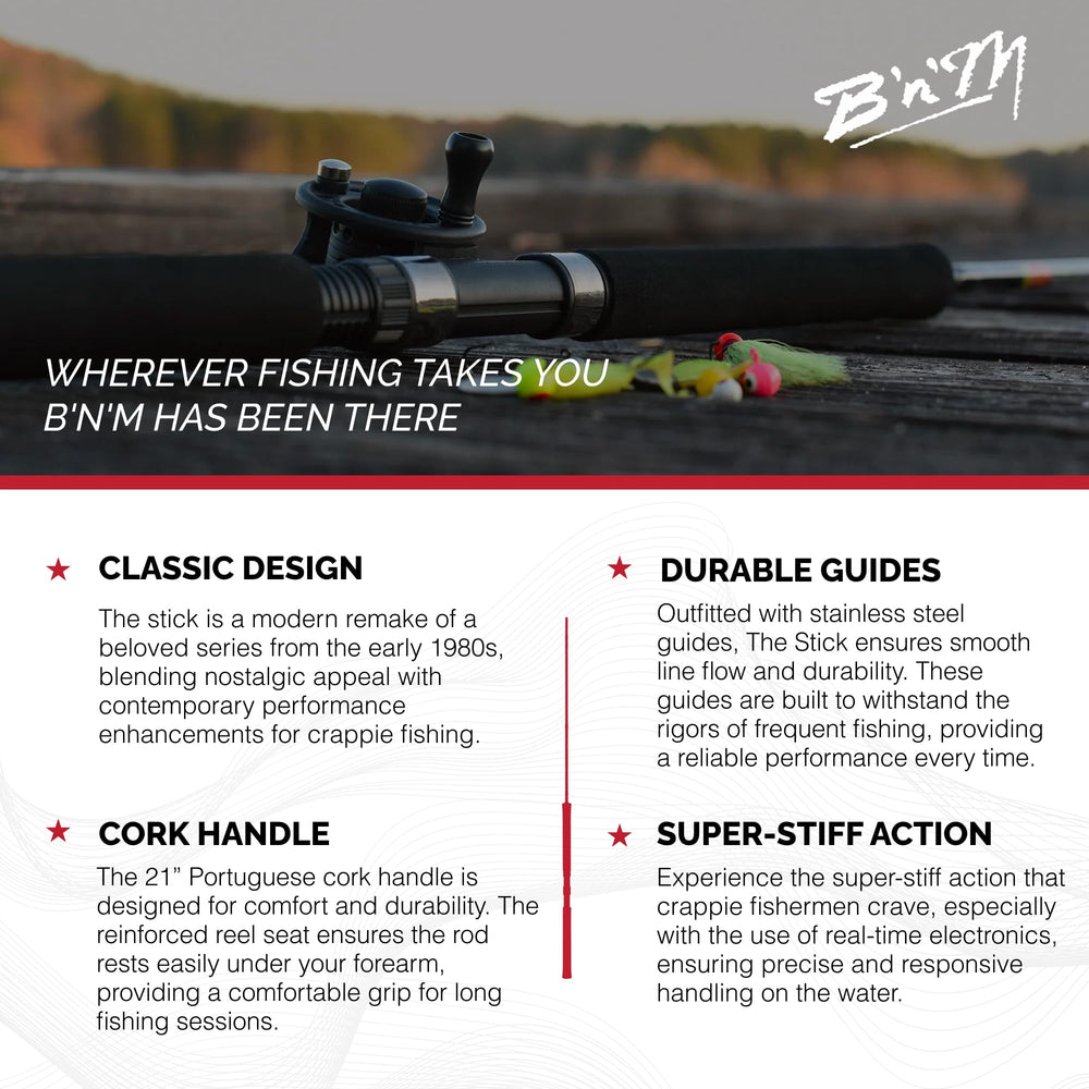 BnM The Super Stick cork handle close up for comfortable grip during long sessions