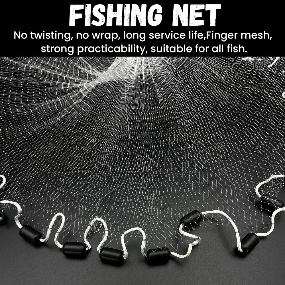 Bnqoe fishing cast net needle utility bag for repairs and storage