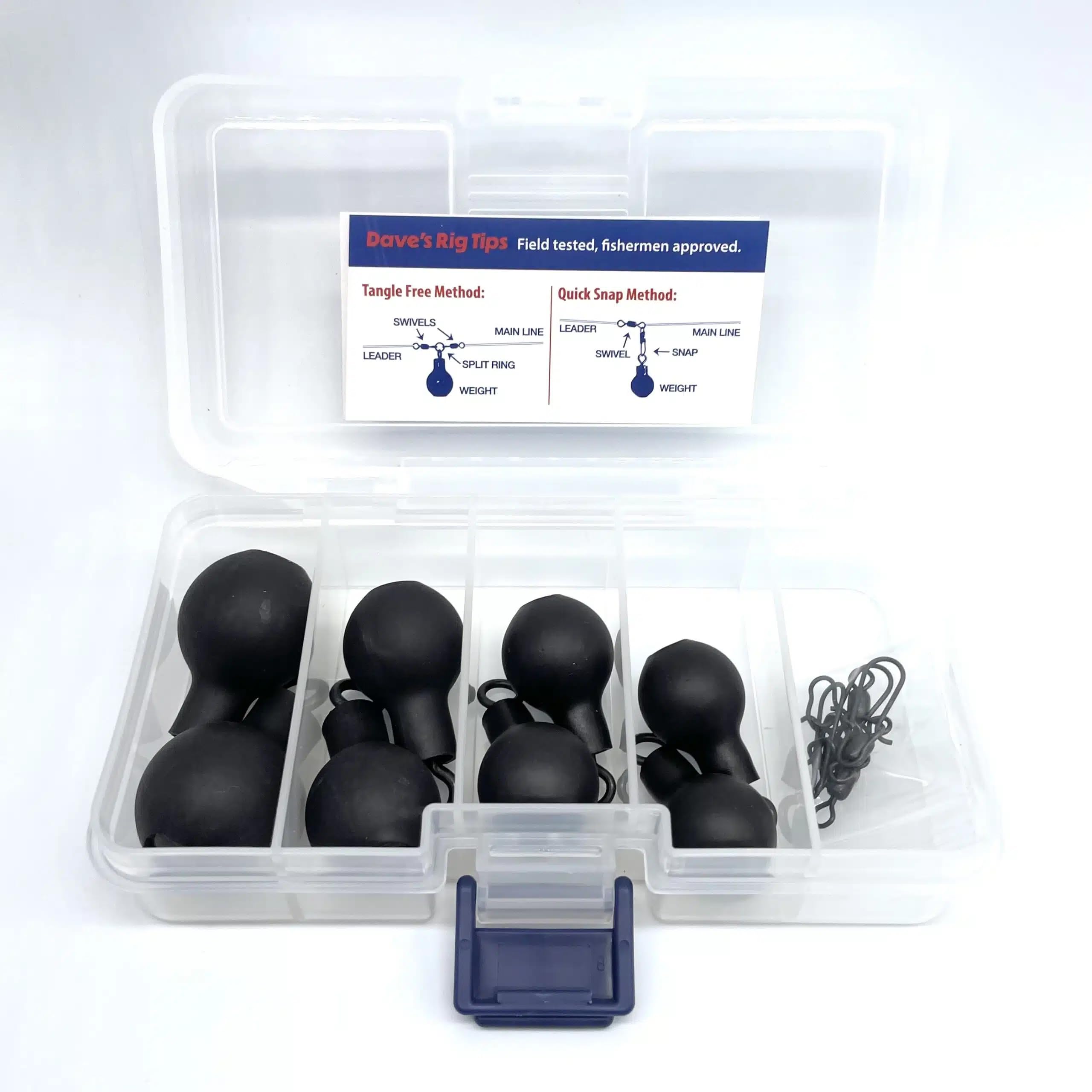 BNR Dave's Salmon Pack steel weights for salmon fishing, ideal for tributaries and multiple techniques.