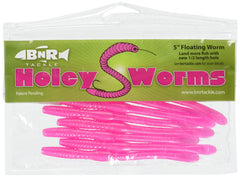 BNR Holey Worms Pink Pearl worm for steelhead fishing with lifelike action