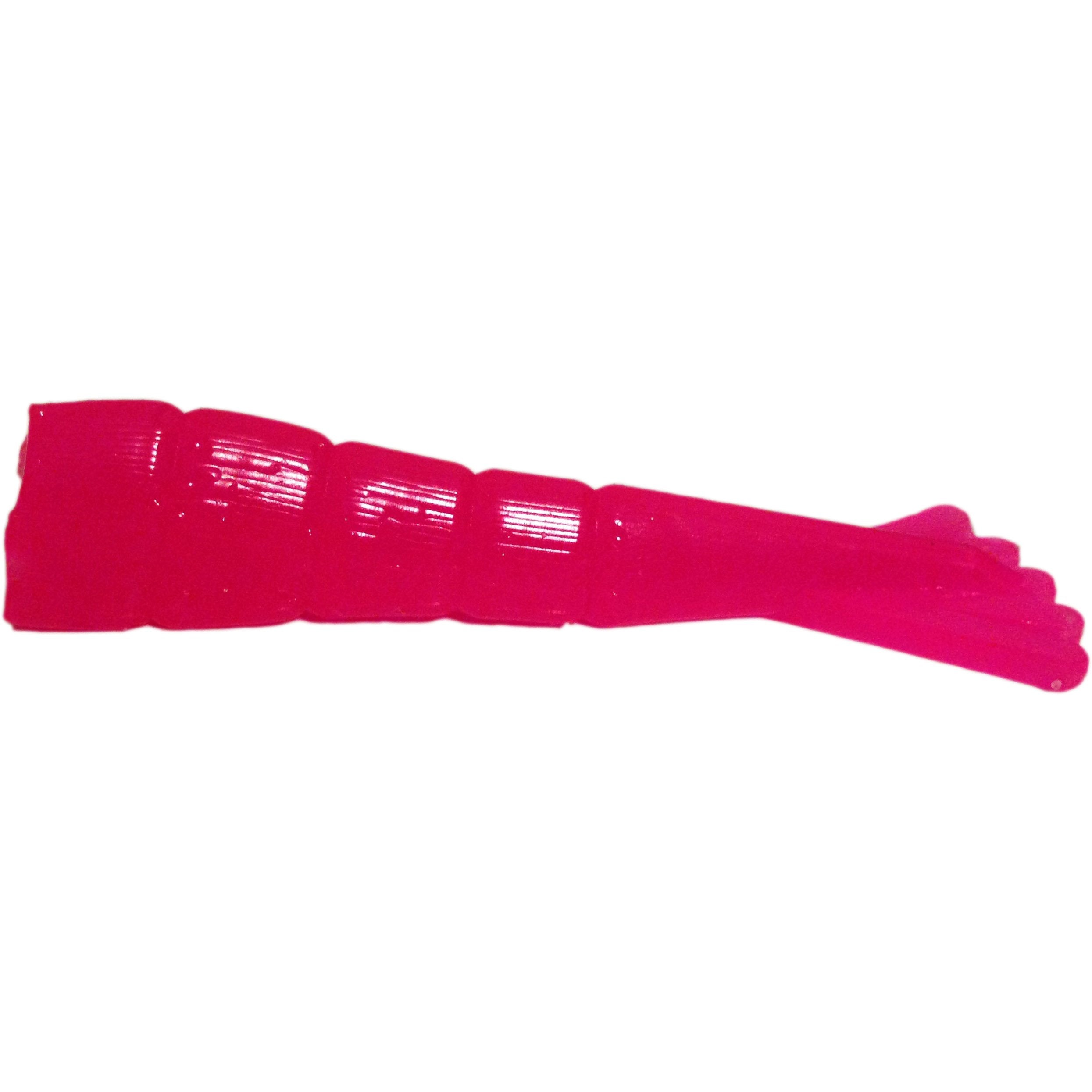 BNR Tackle Cerise Steelhead Scampi bait, 3-inch shrimp-scented lure for drift fishing.