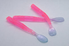 BNR LF3.5 Holey Worm with soft flap-tail for steelhead and multi-fish setups.