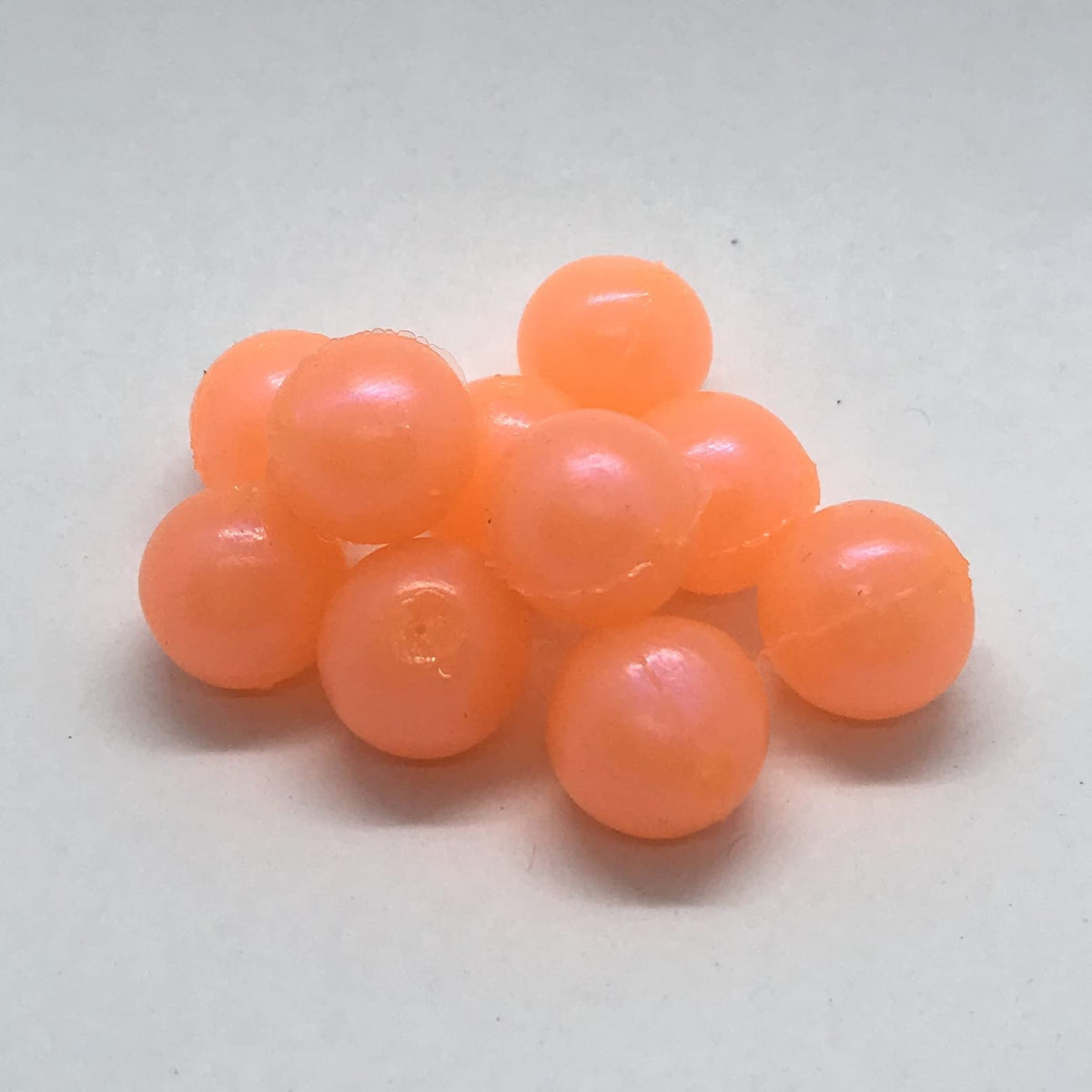 BNR Tackle SBPG14 Peach Gobbler soft beads for natural egg-like drift on steelhead rigs