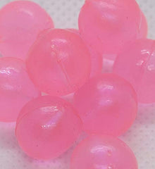 BNR Tackle SBPS12 pink-sheen soft beads enhance realistic salmon egg presentation for steelhead