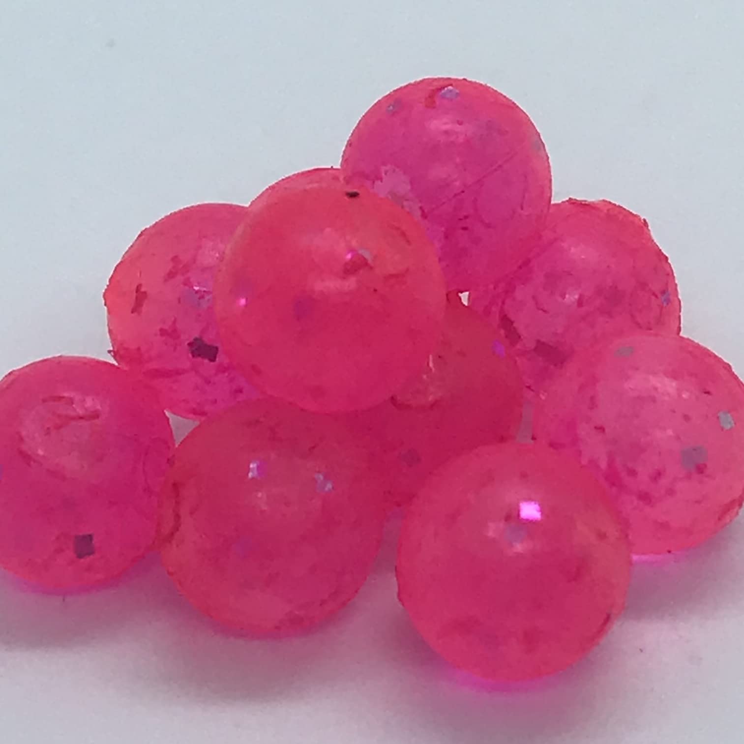 BNR Soft Bead Pink Panther 16mm with neutral buoyancy for steelhead rigs