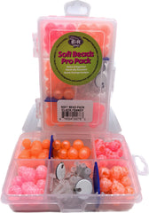 BNR Tackle Soft Beads Pro Pack Clack/Sandy – front view