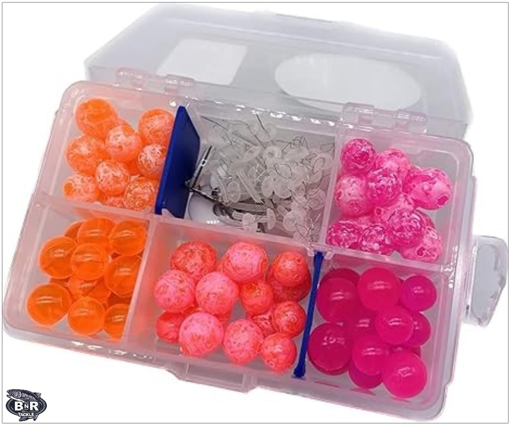 BNR Tackle Soft Beads South Coast cerise color offers high visibility for dawn fishing.