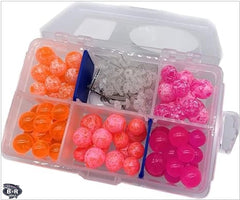 BNR Tackle Soft Beads South Coast cerise color offers high visibility for dawn fishing.