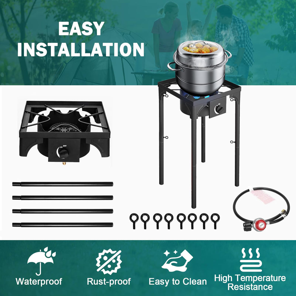 BNSPLY compact outdoor stove turns any space into a cooking zone.