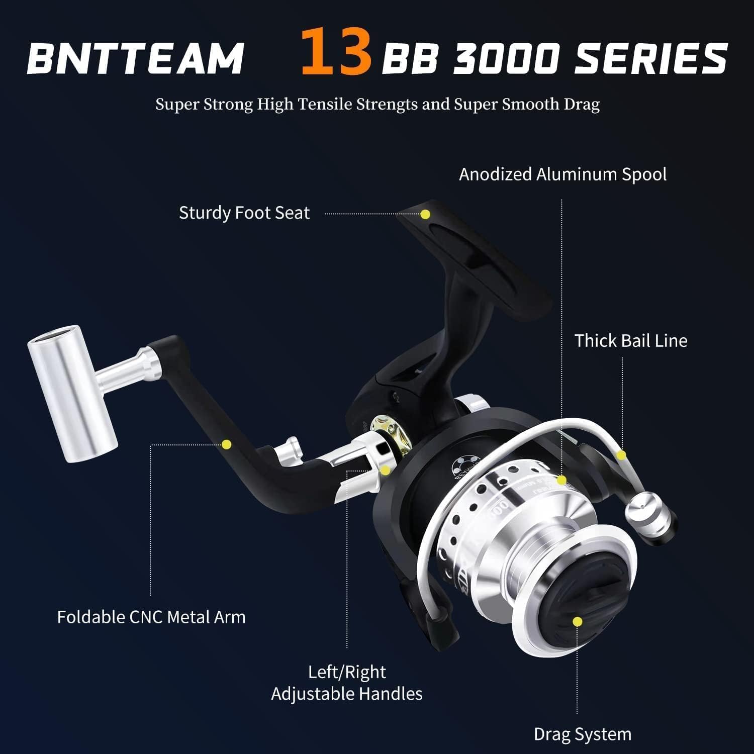 BNTTEAM compact rod case protects gear during backpack or suitcase travel.