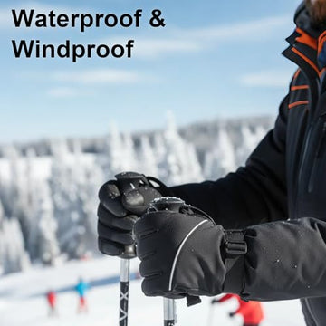 BNZ heated gloves touchscreen-function lets you operate devices without removing gloves