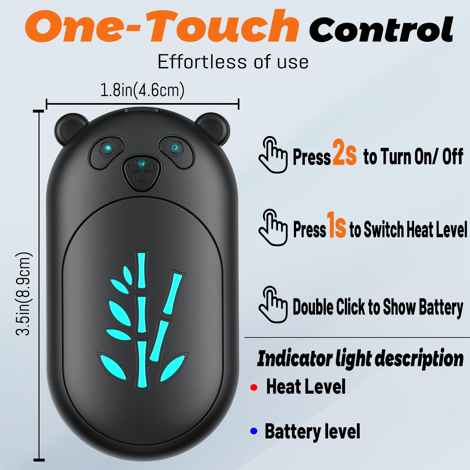 BOANKODU hand warmers USB charging image emphasizes easy recharge on the go.