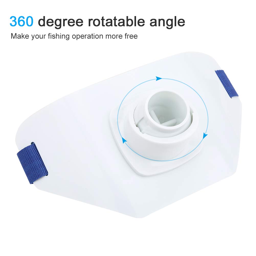 Waist-mounted fishing belt suitable for boat and rock fishing