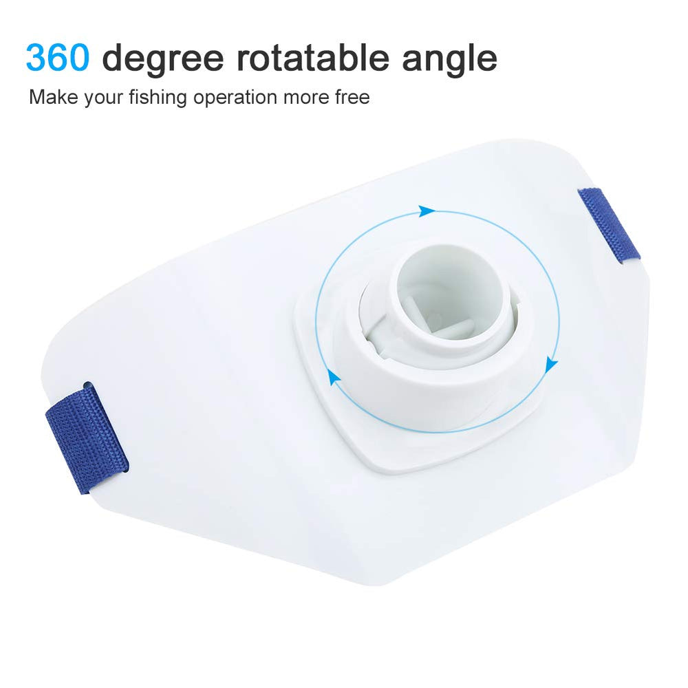 Waist-mounted fishing belt suitable for boat and rock fishing