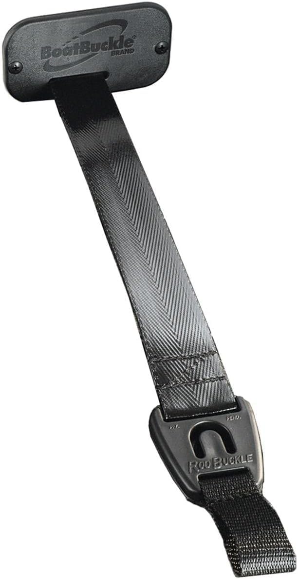 BoatBuckle F14200A 24-Inch Self-Retracting Rod Holder in occupied storage