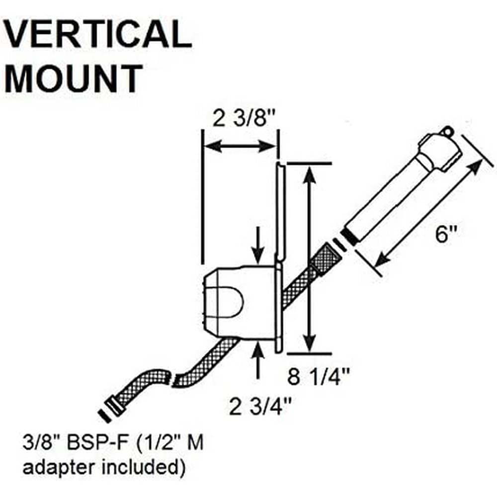 Boating Accessories Scandvik recessed shower on-board convenience in tight spaces.