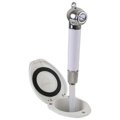 Boating Accessories Scandvik recessed shower with push-button control for quick onboard rinsing.