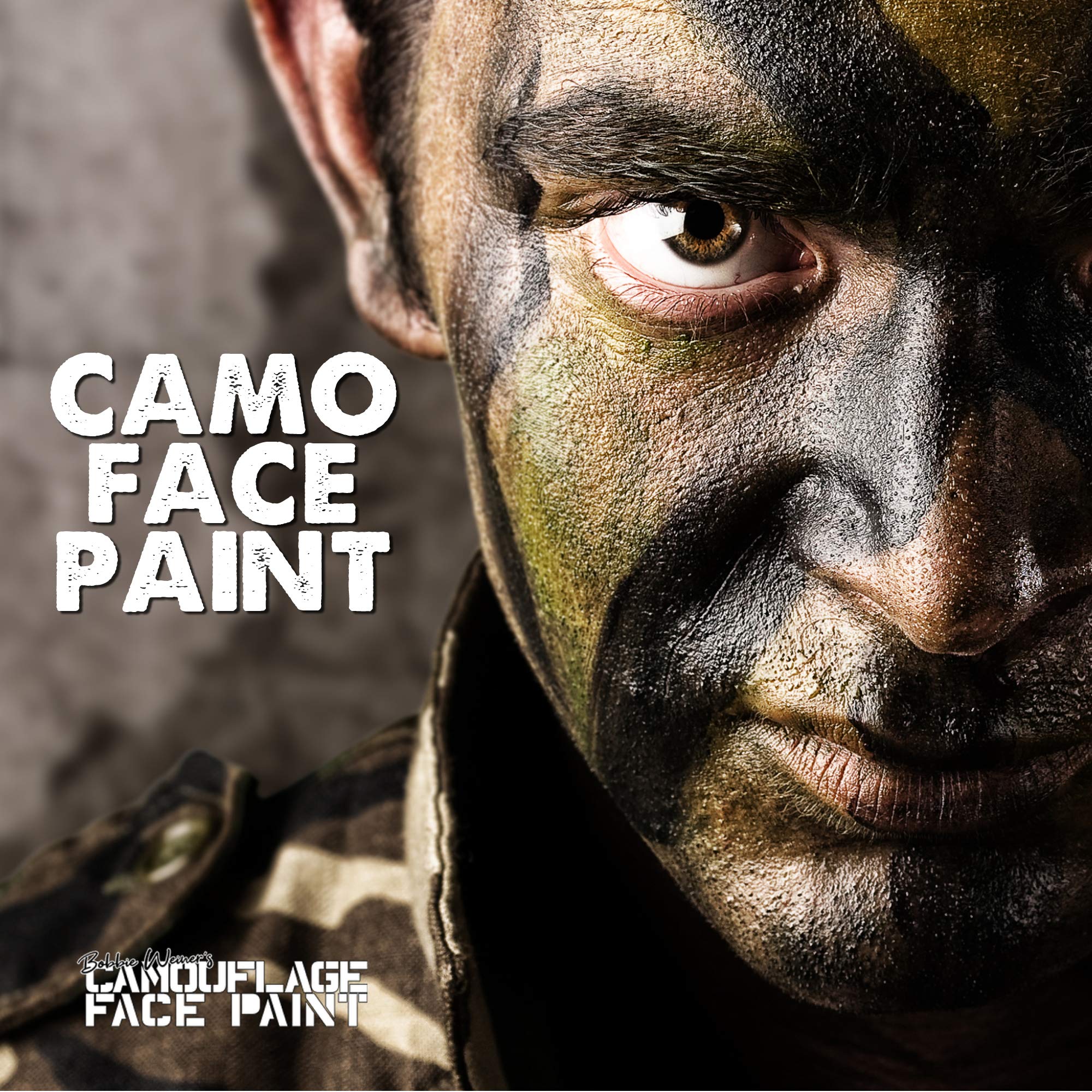 Bobbie Weiner camouflage face paint Slate Green shade provides versatile concealment