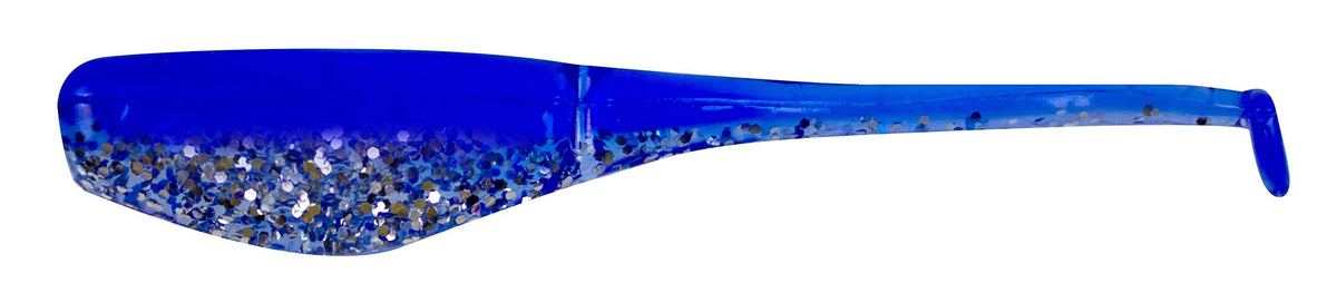 Bobby Garland Baby Shad Swim'R in blue chrome for realistic freshwater lure action.