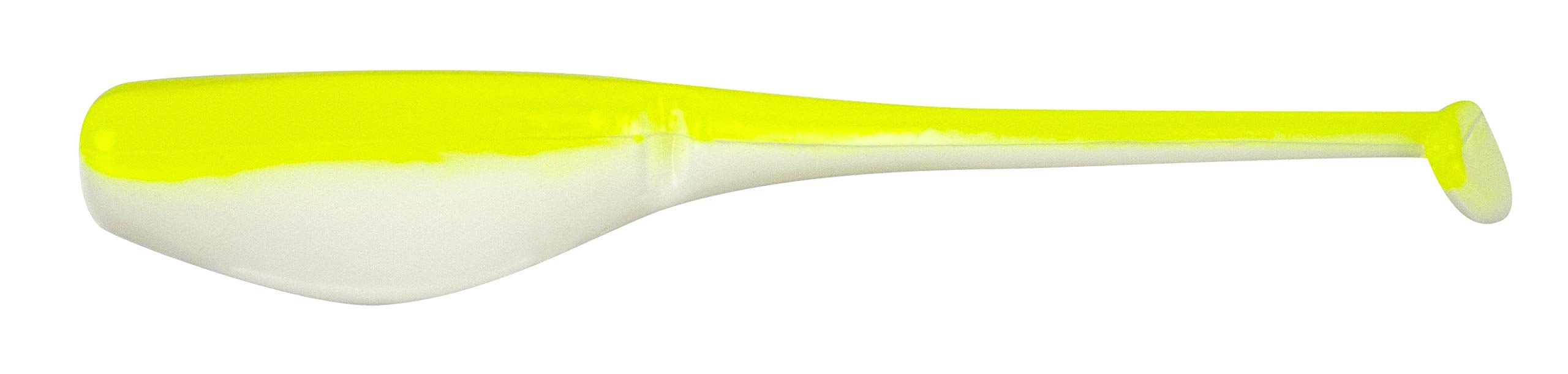 Bobby Garland Baby Shad Swim'R lure in bone white chartreuse for realistic crappie fishing