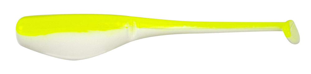 Bobby Garland Baby Shad Swim'R lure in bone white chartreuse for realistic crappie fishing