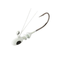 Bobby Garland Brush Off Jig Head Mo Glo Ghost guard-through-brush design enables snag-free retrieves.